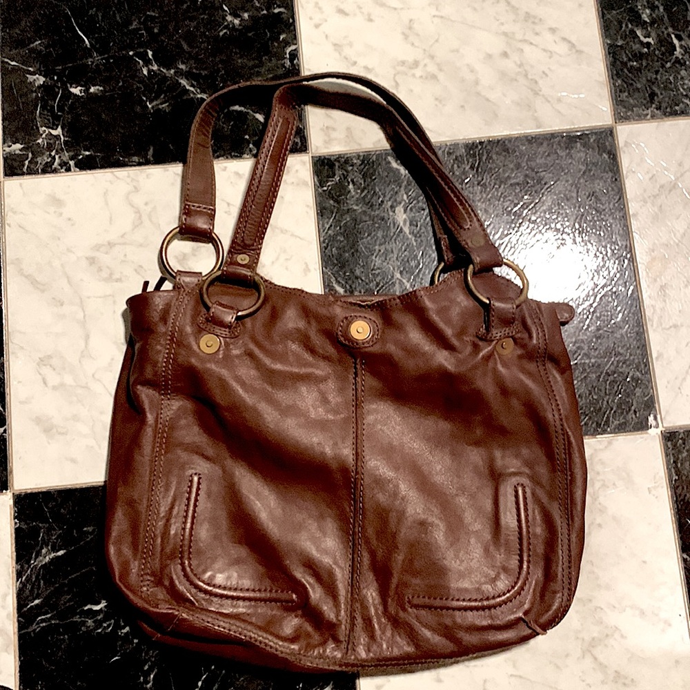 Lucky Brand brown leather bag